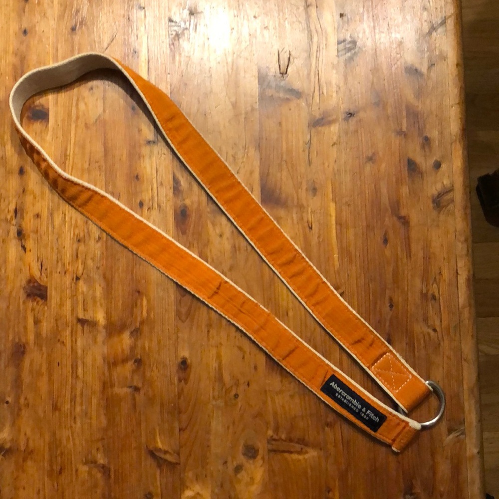 Abercrombie and Fitch orange belt